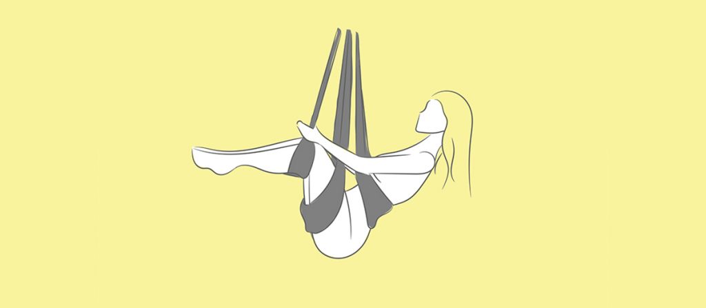 hanging-ass-out sex swing position