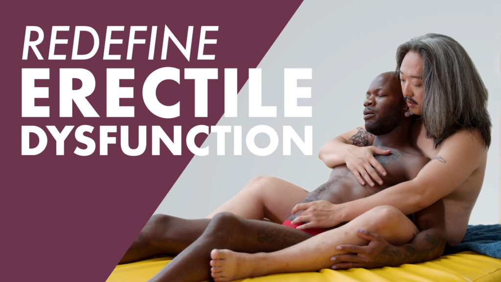 visual for the Redefine Erectile Dysfunction course on Beducated.